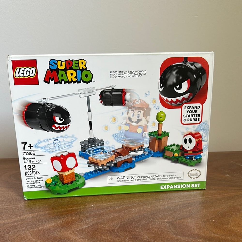Lego Black and Red Building Set with Super Mario Features